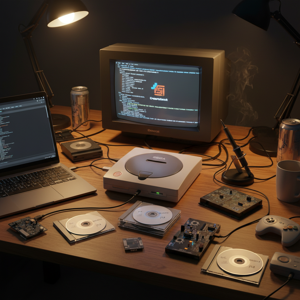 Modern Dreamcast homebrew development workbench